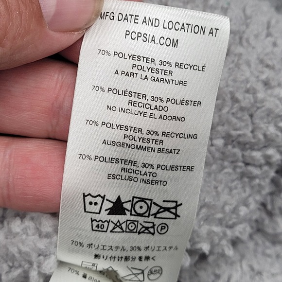 Patagonia Women's L Synchilla Fleece Pullover Gray 1/4 Zip Jacket Sweater - Picture 5 of 9